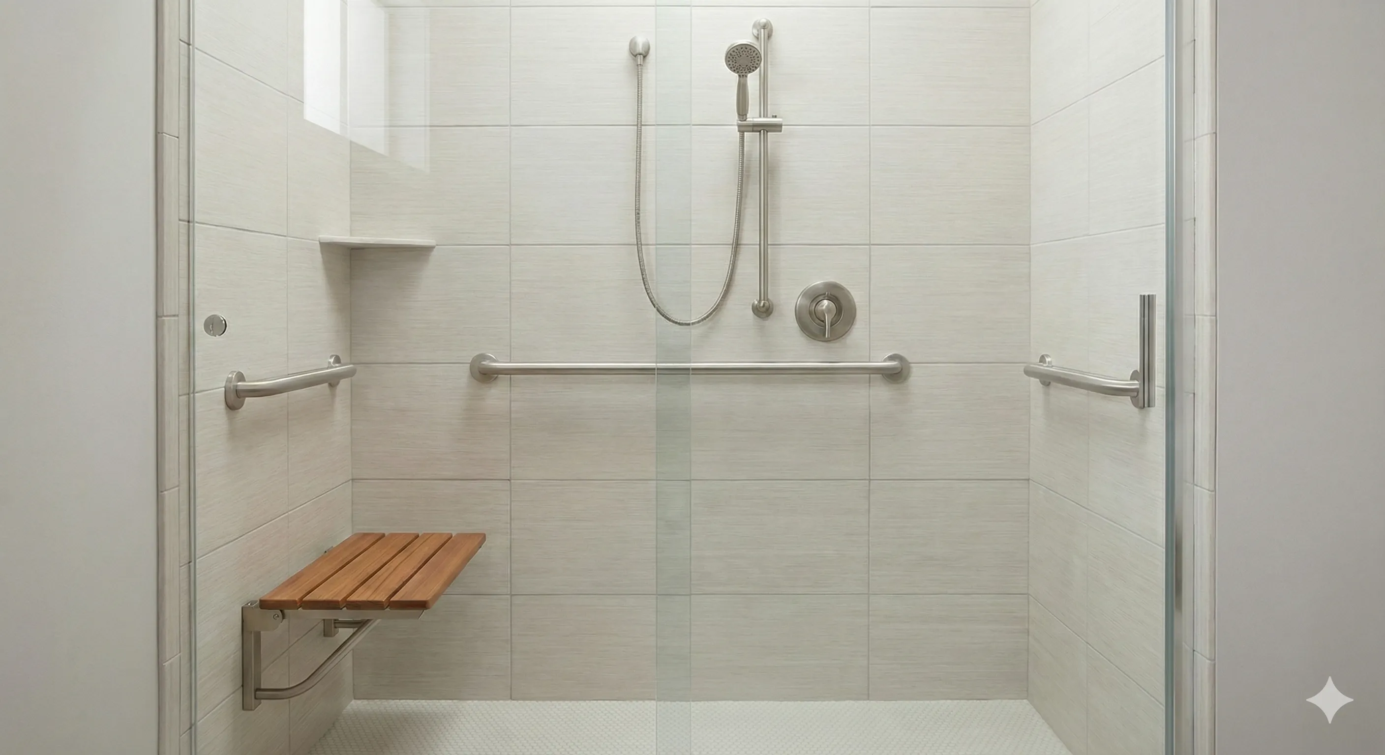 Image installation douche senior 3 douche senior pro